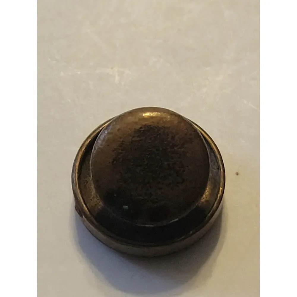 Vintage Cufflinks Sparkle‎ Shimmer Gold Tone Metal Victorian Antique Lot of 2